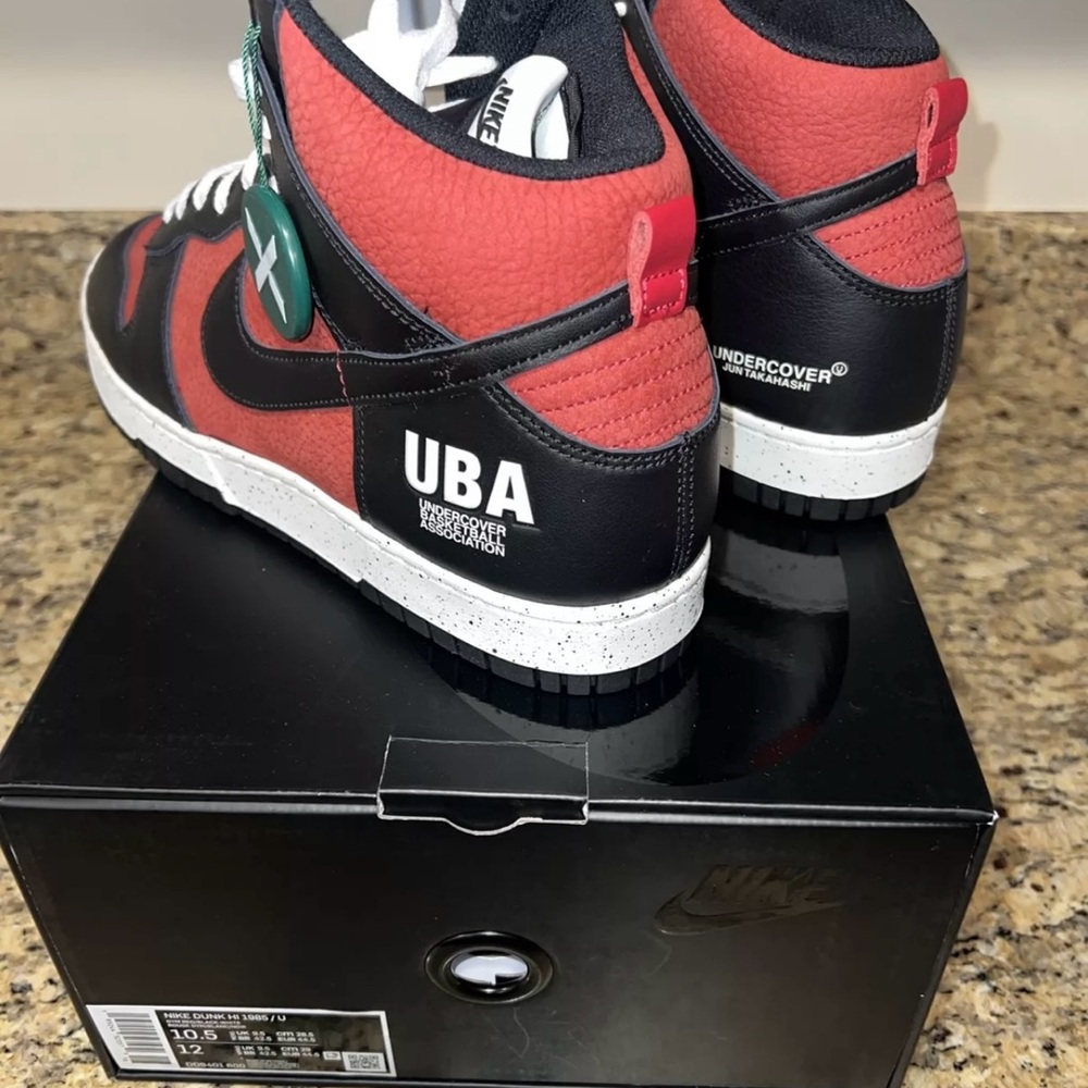 Nike Dunk High 1985 Undercover UBA (DD9401-600) Men's Sz 10.5 Jun Takahashi NEW - Picture 2 of 8